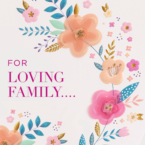 For loving family