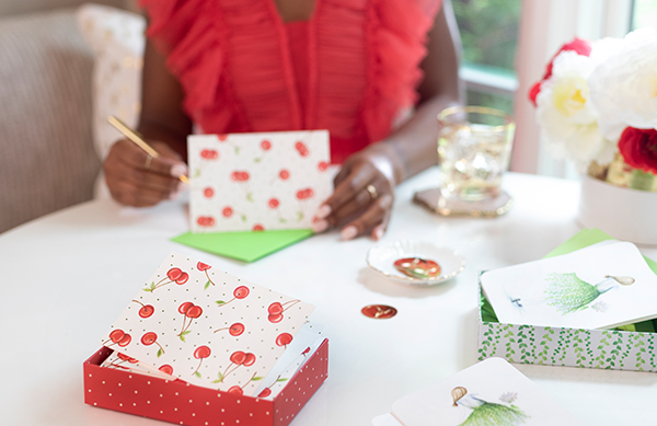 Cherries Boxed Blank Cards