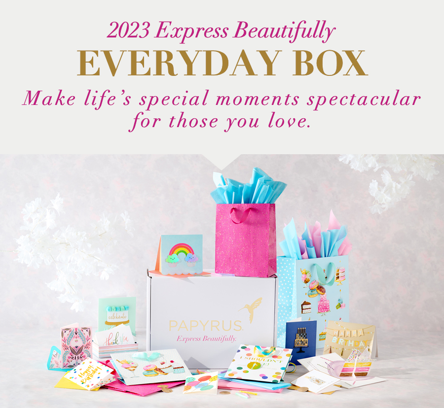 2023 Express Beautifully Everyday Box Make life's special moments spectacular for those you love. 
