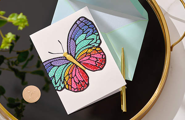 Judith Leiber Butterfly Card