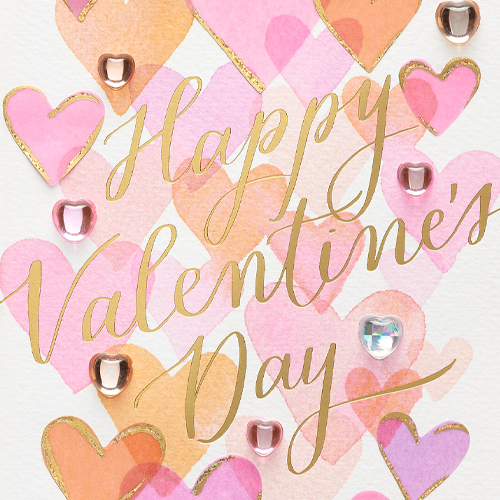 Happy Valentine's Day Hearts Wallpaper