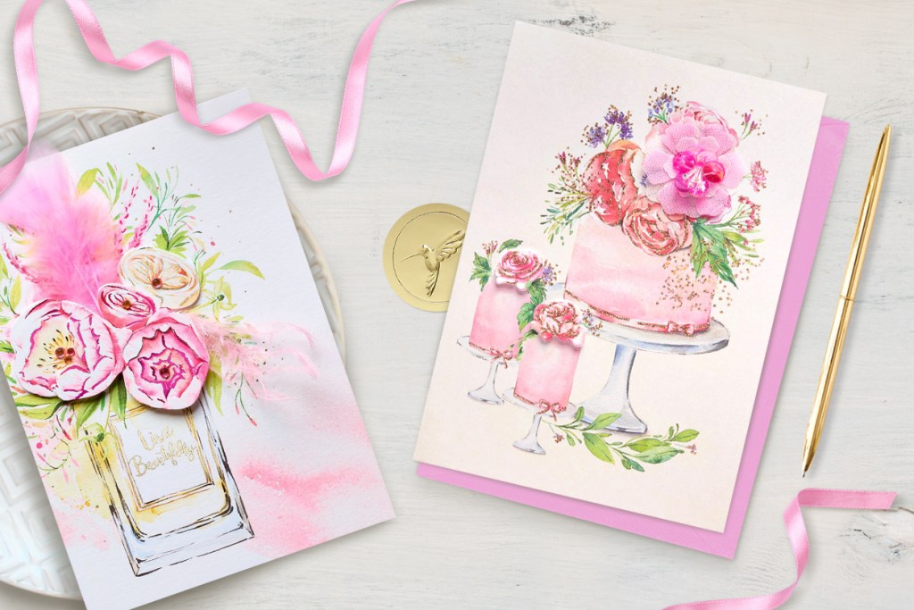 BCRF Cards and ribbon with pen
