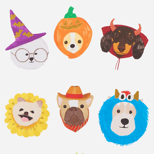 Spooky Dogs Wallpaper