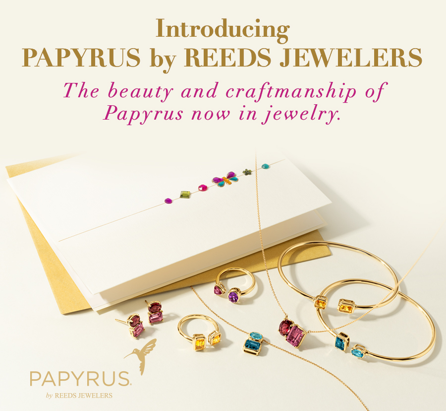 Introducing Papyrus X Reeds Jewelers 
The beauty and craftsmanship of Papyrus now in jewelry. 