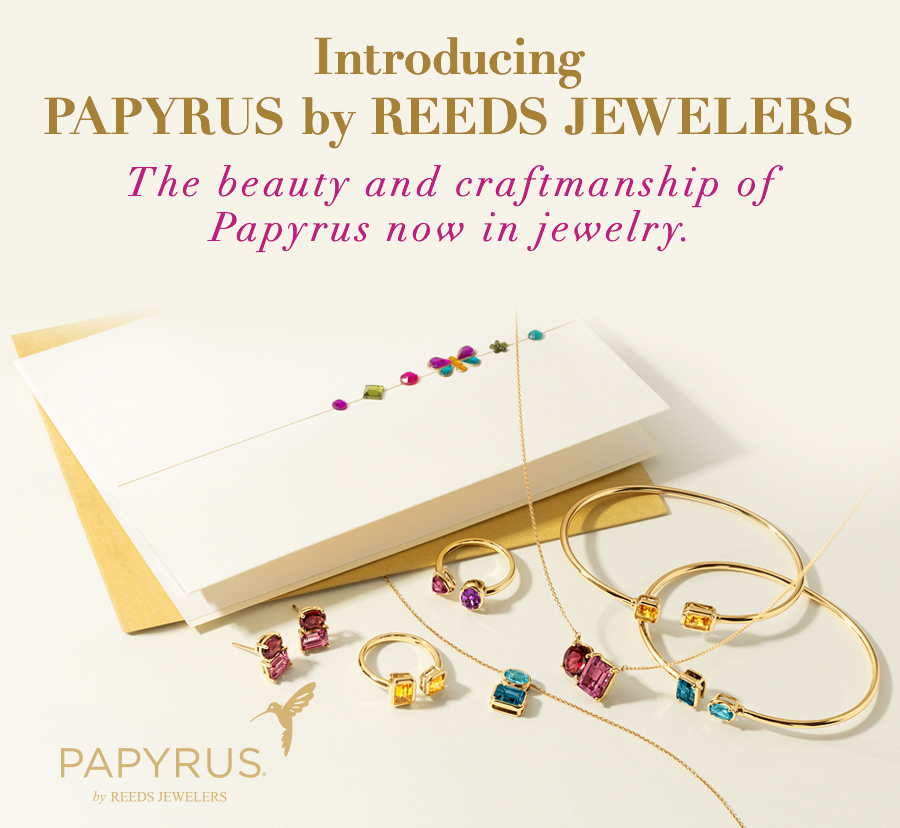Introducing Papyrus by Reeds Jewelers the beauty and craftsmanship of Papyrus now in jewelry. 