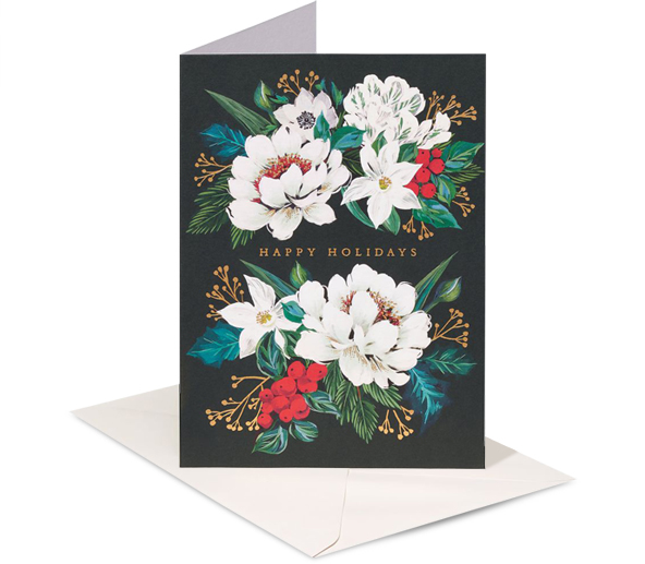 5 Vintage Floral Card