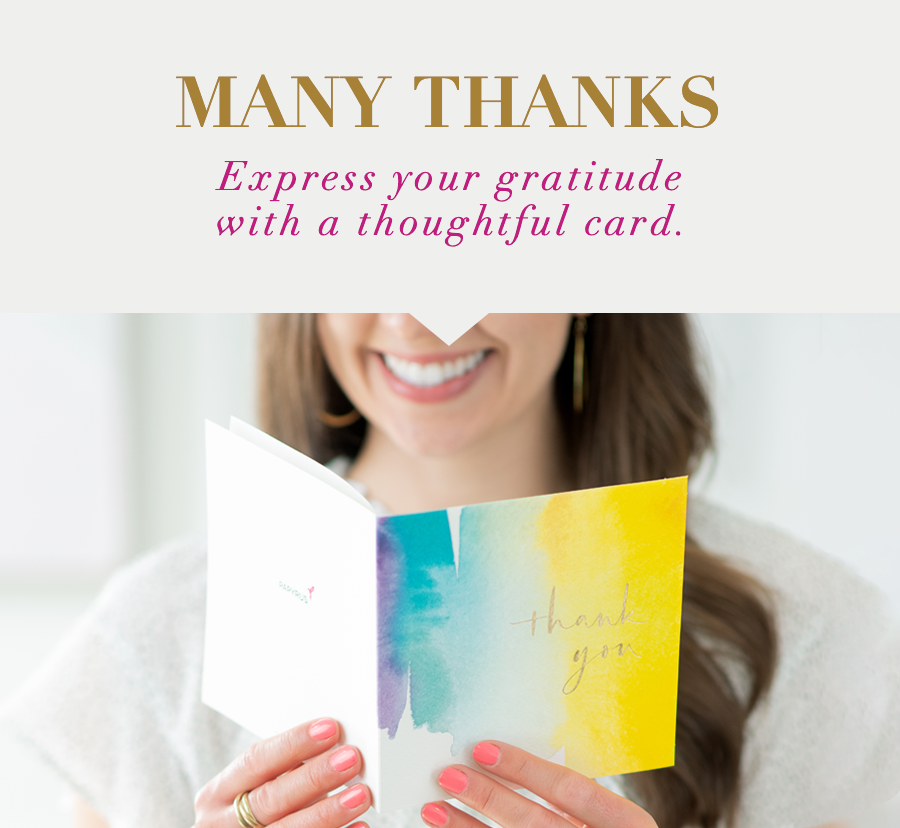 Many Thanks Express your gratitude with a thoughtful card