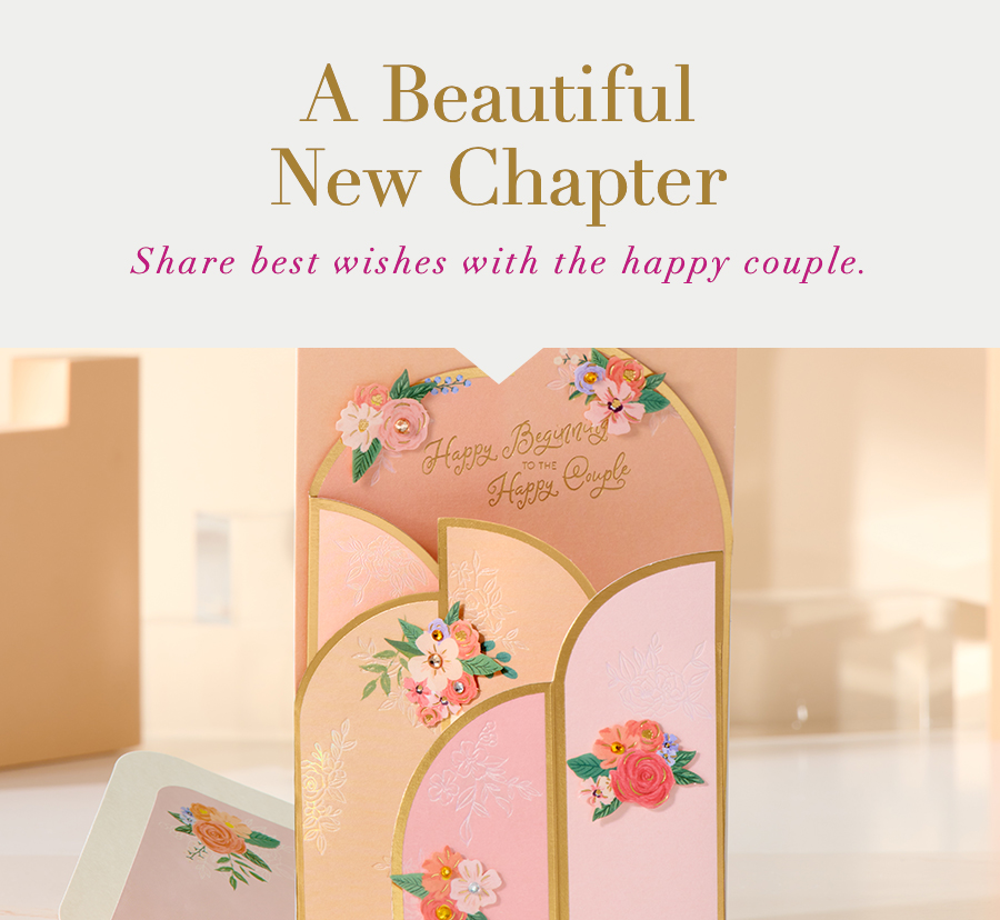 A Beautiful New Chapter. Share best wishes with the happy couple.