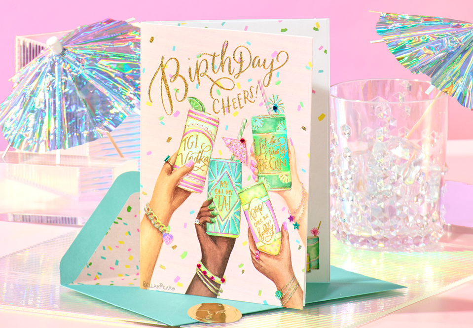 Bella Pilar Birthday Cheers Card