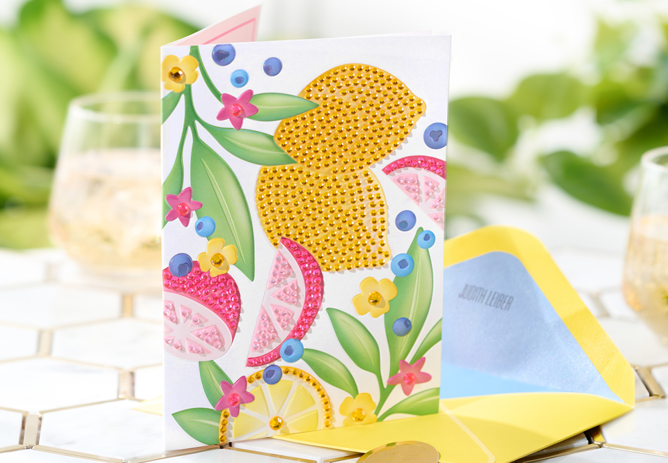 Judith Leiber Fruit Card