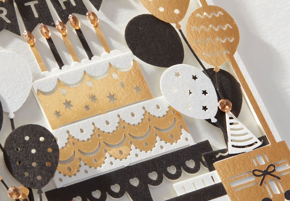 Close up of handmade detailing
