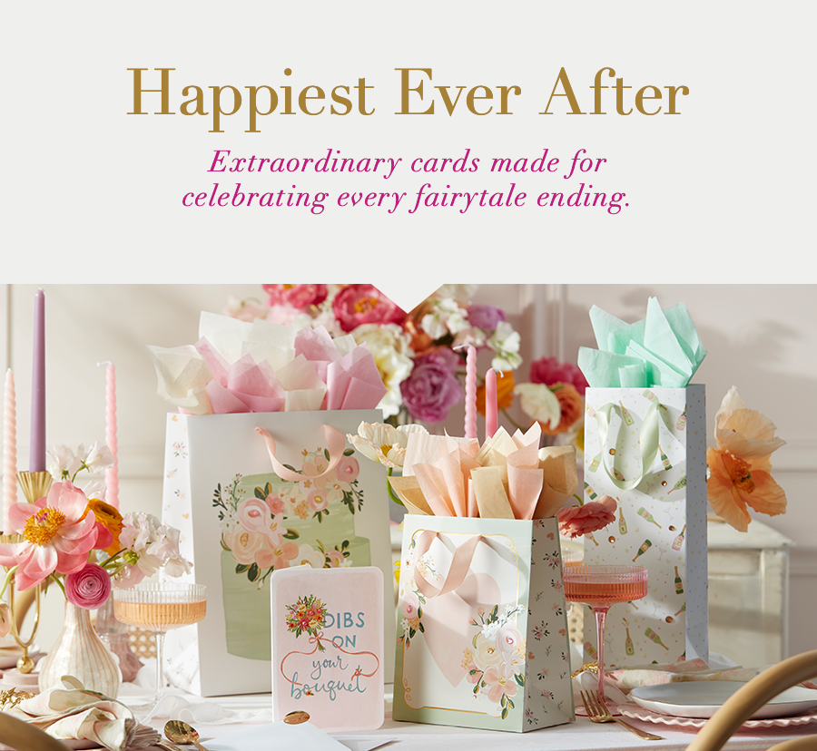 Happiest Ever After. Extraordinary cards made for celebrating every fairytale ending.